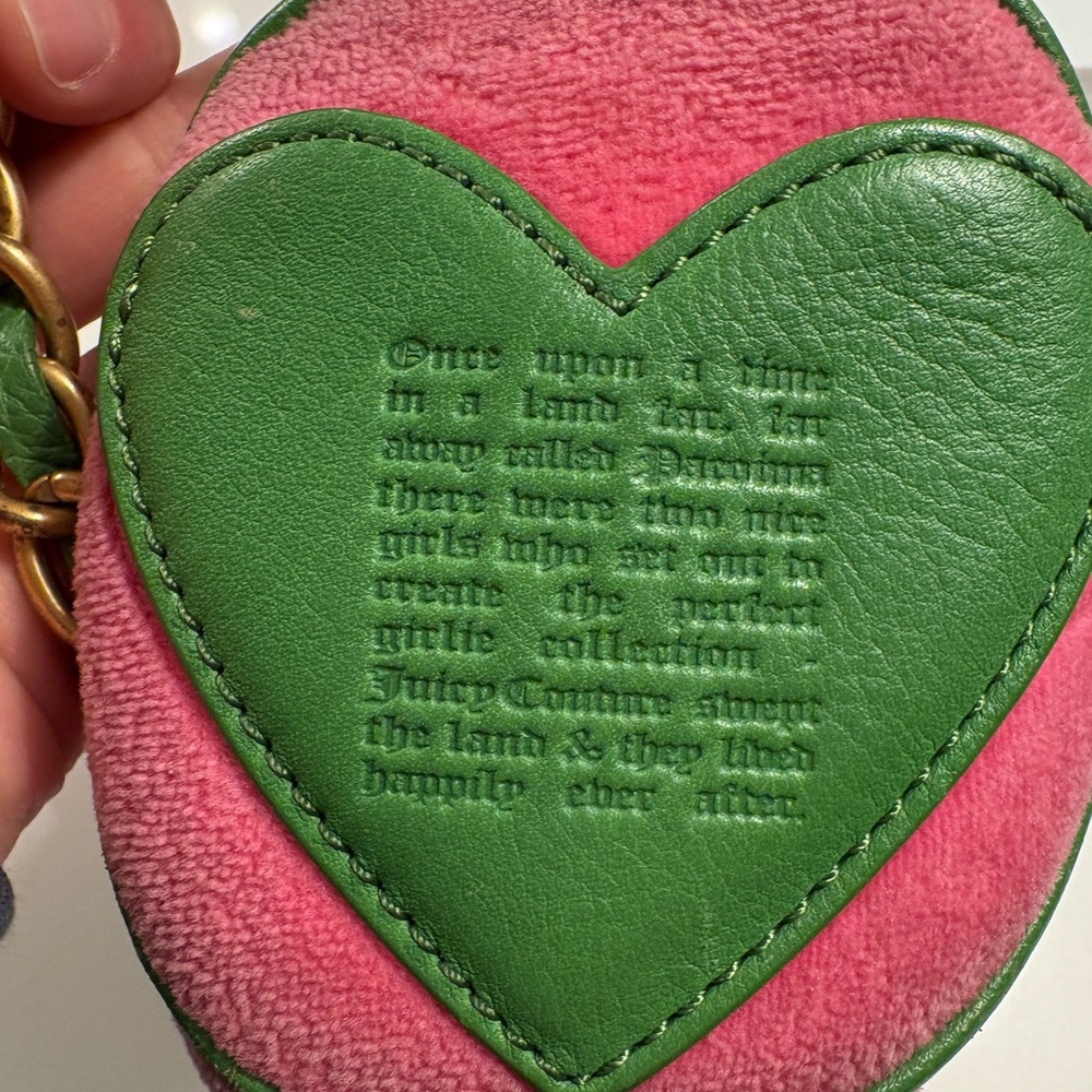 Juicy Couture Velour Pink and Green Women's Bag - Picture 6 of 11